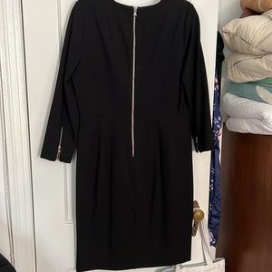 Black Ponte J Crew Size 14 Midi Dress